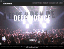 Tablet Screenshot of deependence.com